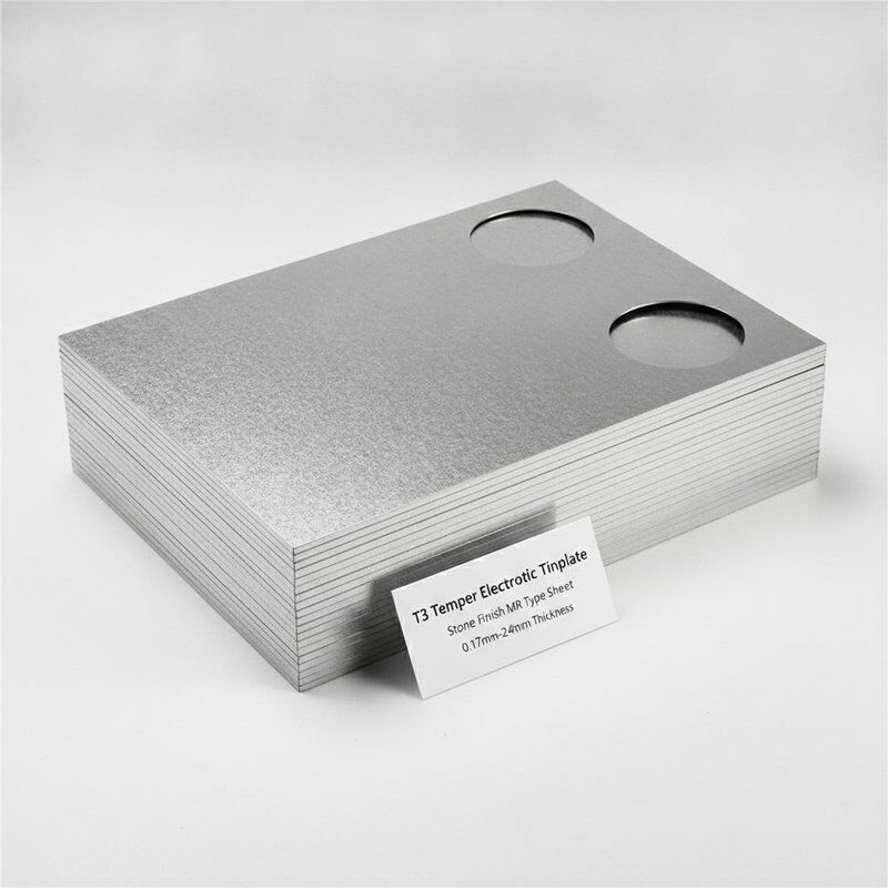 T3 الهيدروليتيك الصفيحة الحجرية النهاية MR ورقة النوع للغذاء المستديرة يمكن إغلاق غطاء 0.17mm-0.24mm سمك
