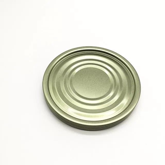 غطاء صفيح معلب SPCC من ملفات تعريف الارتباط 0.15 مم مع درجة حرارة BA CA 200 # 300 # TIN LID